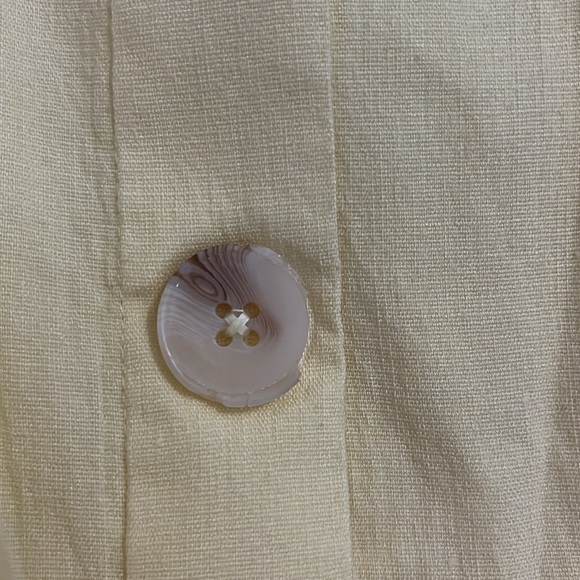 Revolve MAJORELLE ‘Adalyn’ Puff Sleeve Button-Front Mini Dress in Pale Yellow - Picture 7 of 12